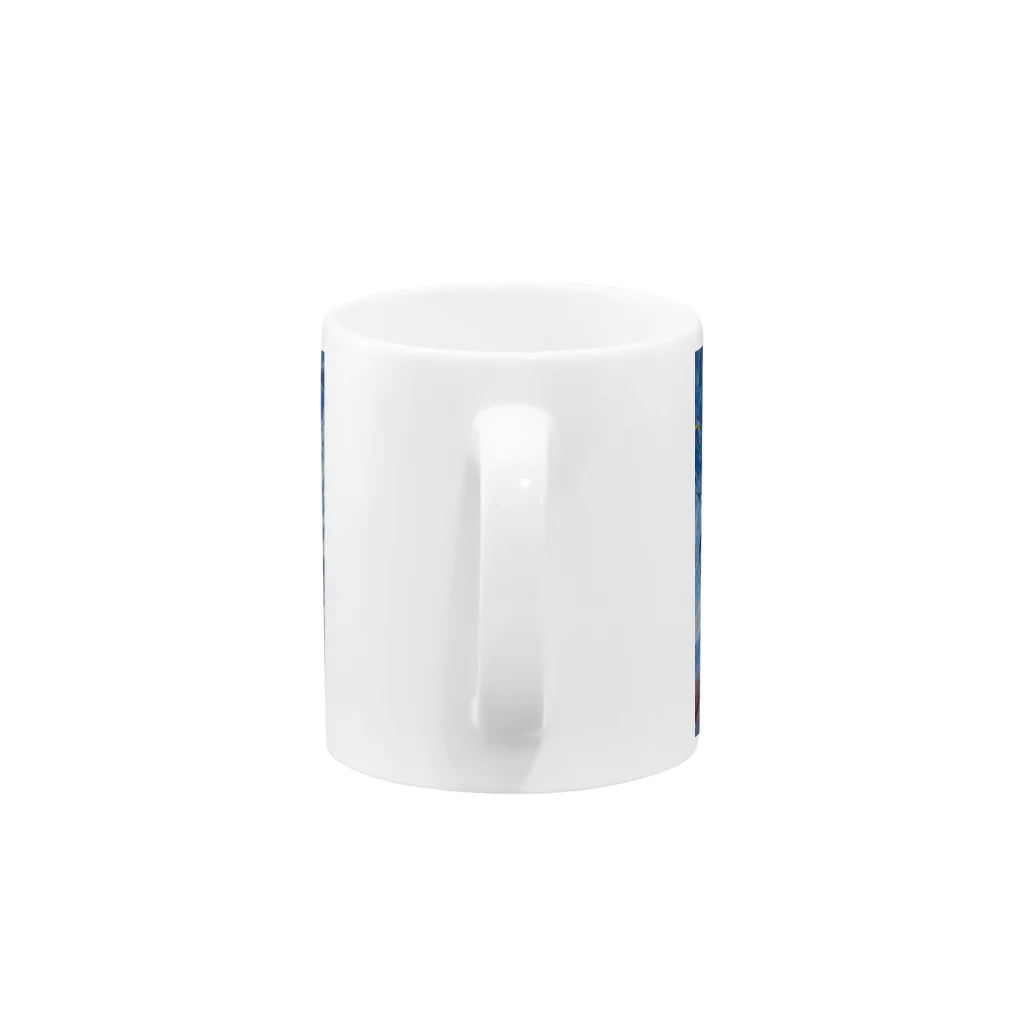 Elephant_Mkのデザインコップグラス Mug :handle
