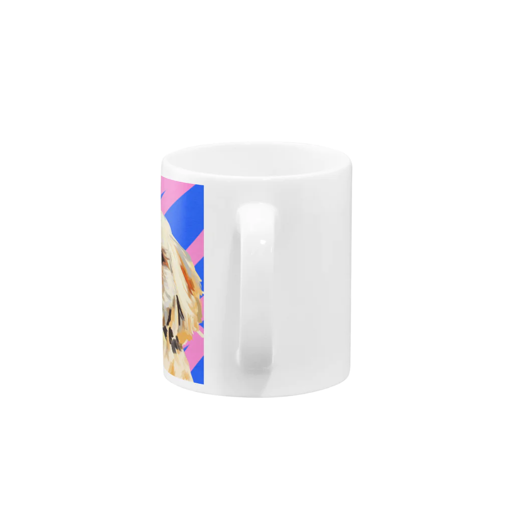 キーのモコモコ Mug :handle