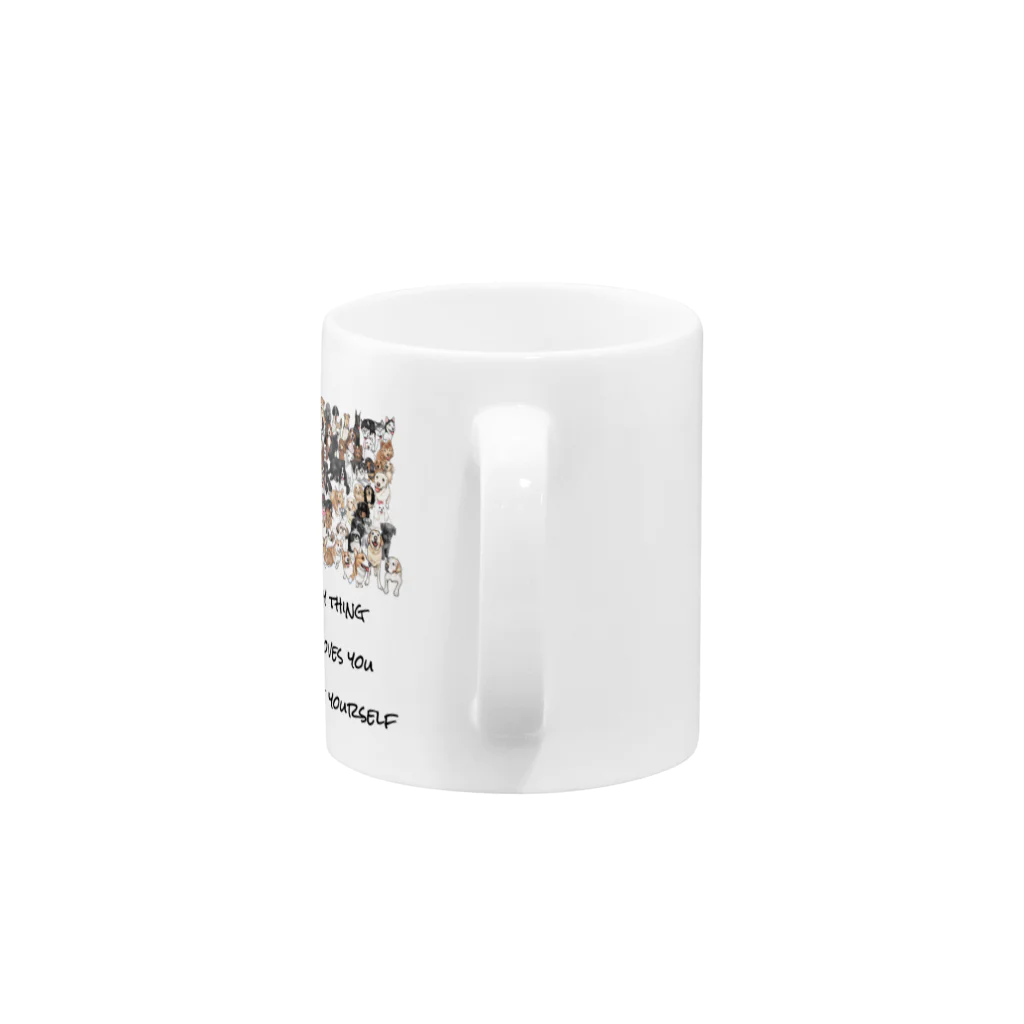 think-a worksのワンコ大集合！ Mug :handle