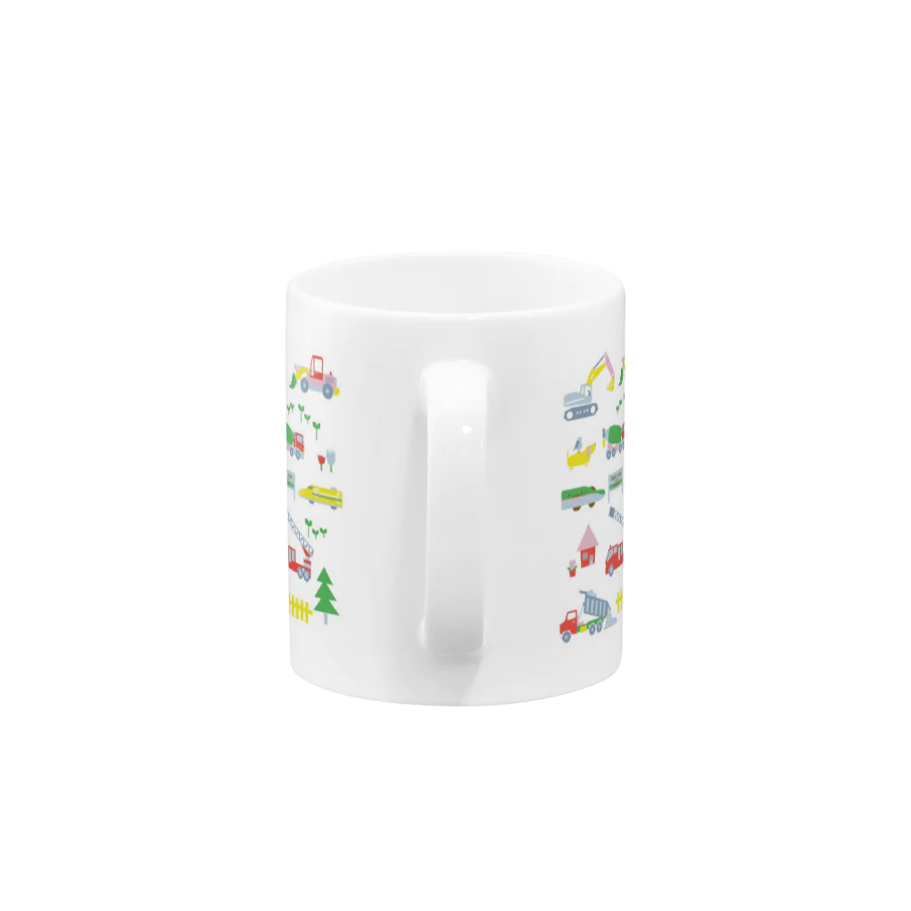 おんが1203のはたくる　mori Mug :handle