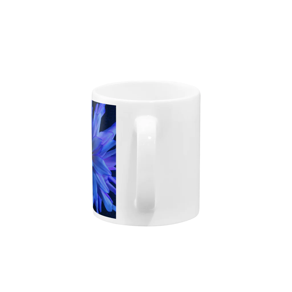 ArtWillのダリア(ブルー) Mug :handle