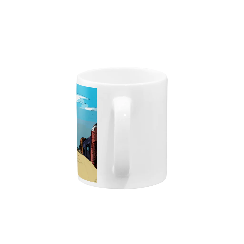 B4のワイルドウェスタン Mug :handle
