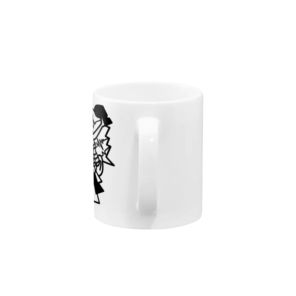 みッくスの〜不思議シリーズ〜モノクロ❹ Mug :handle