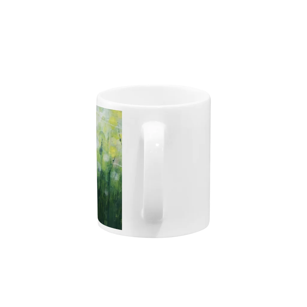 H IKAR Iの希望の光シリーズ「芽生え」 Mug :handle