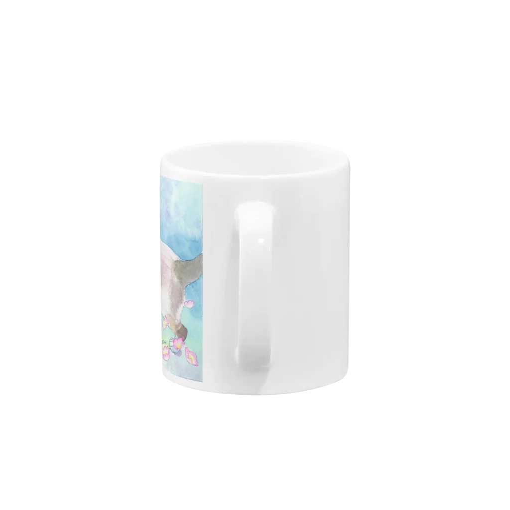 りとるたまの自由な心 Mug :handle