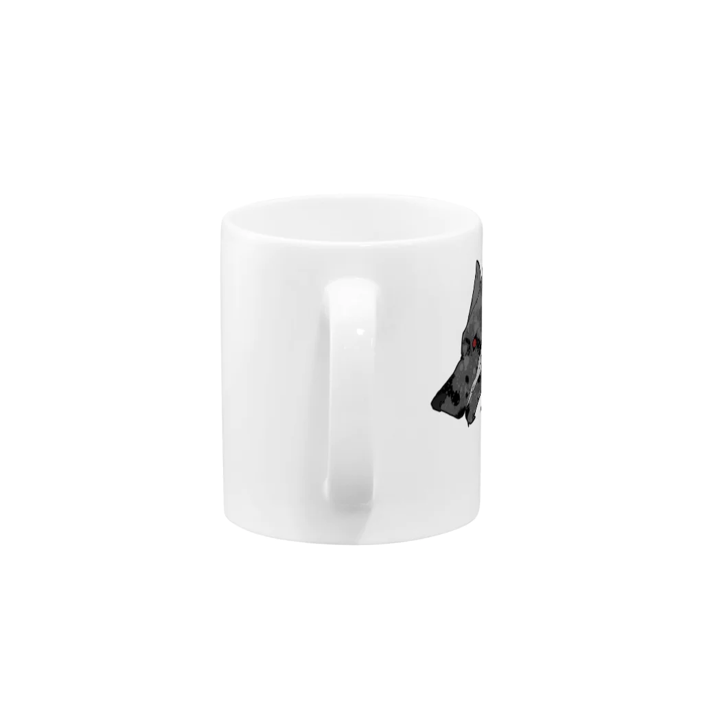 焼肉定食の灰色狼 Mug :handle