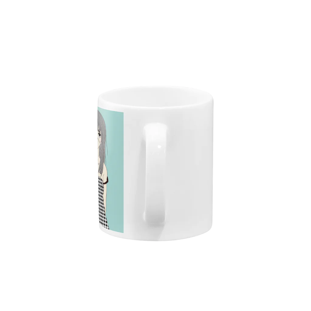 西のよぞらのそばかす Mug :handle