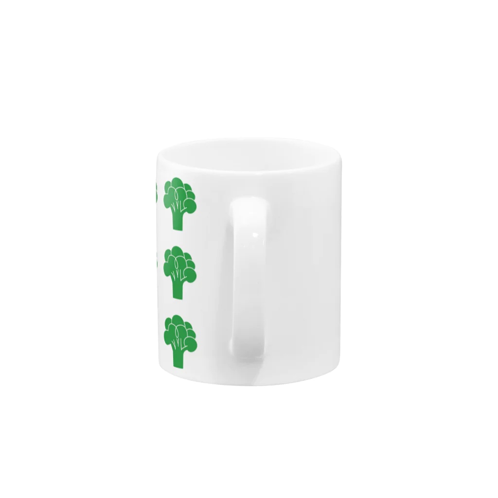 ブロッコリーになりたいのバレないように…そーっと… Mug :handle