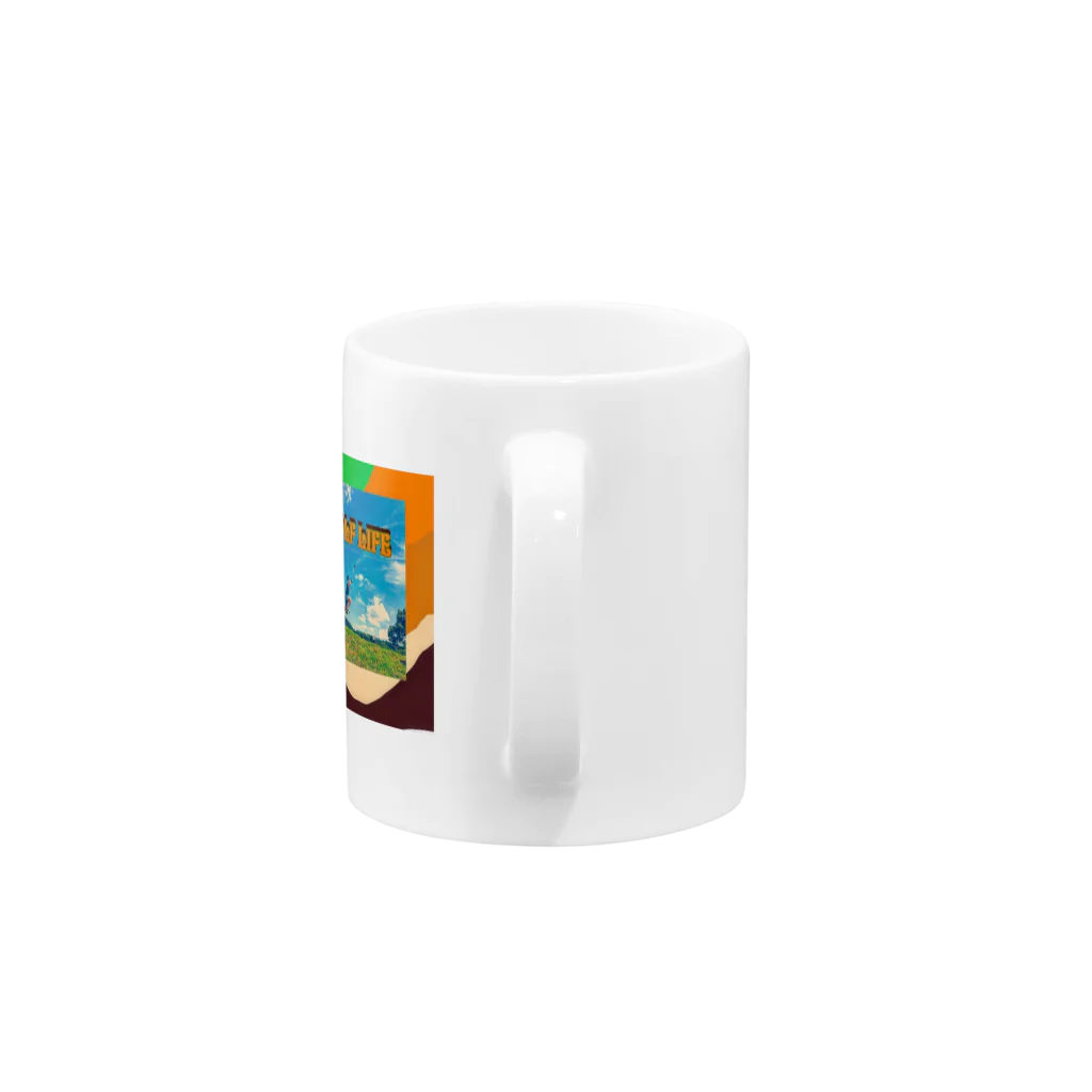 yanbarulove子のgolf life Mug :handle