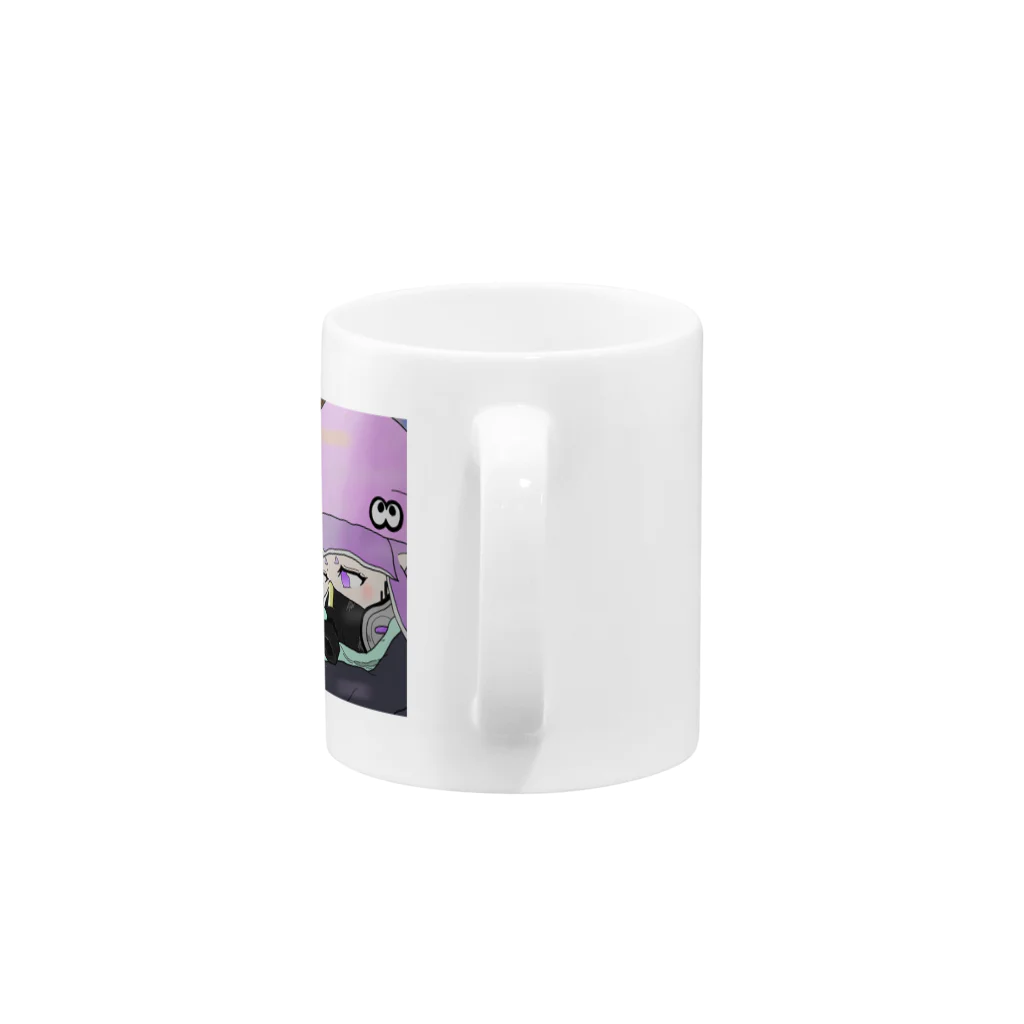 PLASTIC COBRAの斬撃のホクサイ ガスマスクを添えて Mug :handle