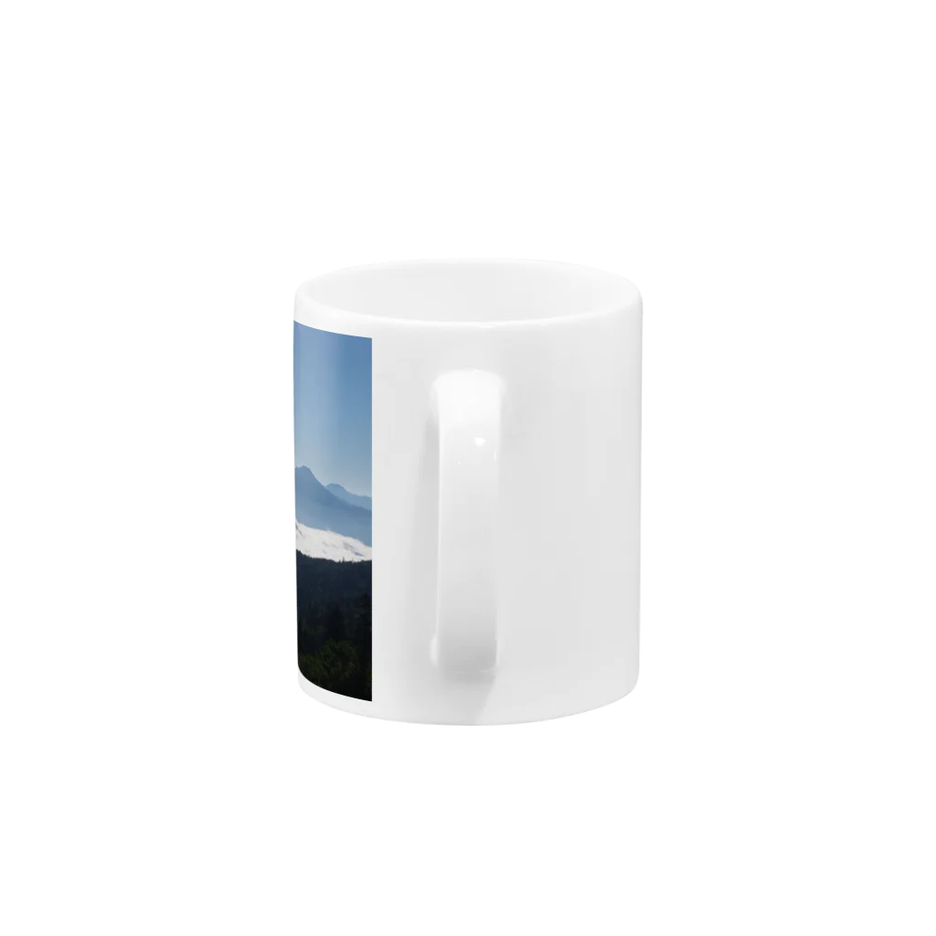 ヴァーチカルの大雪山 Mug :handle