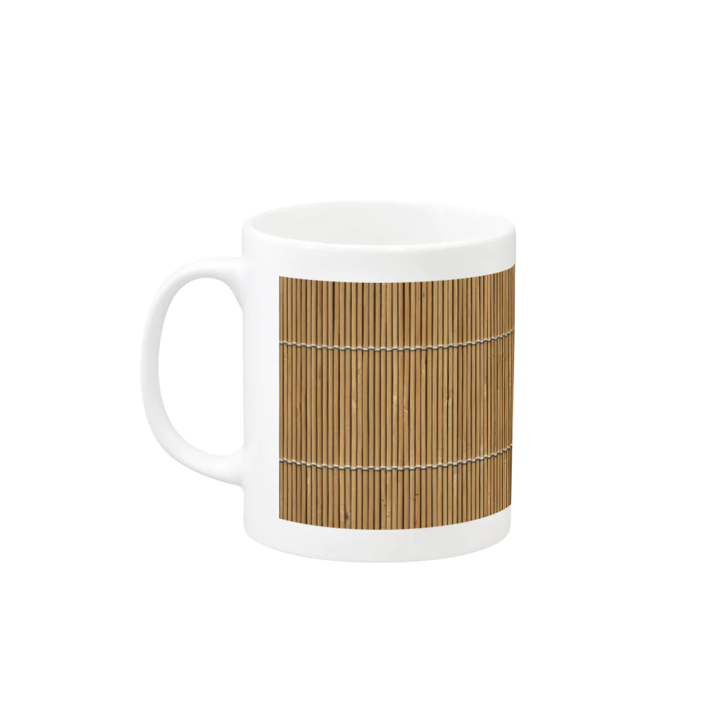 Rubbishのすだれ Mug :left side of the handle