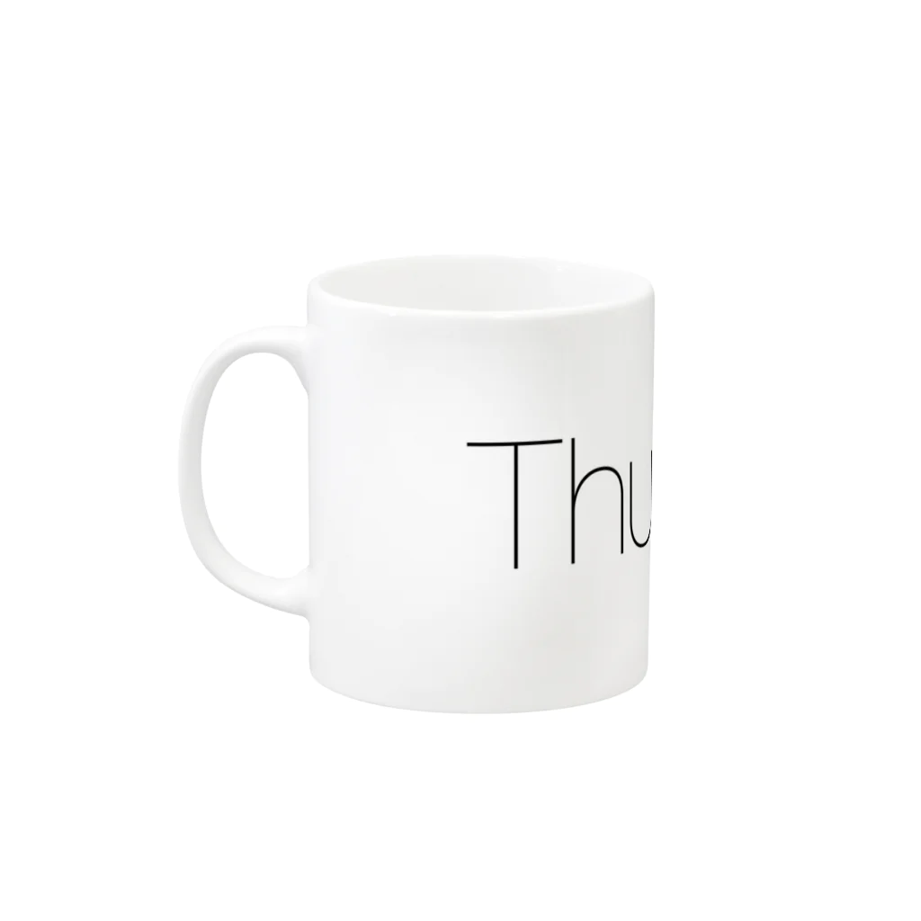 A_MinimalistのThursday Mug :left side of the handle