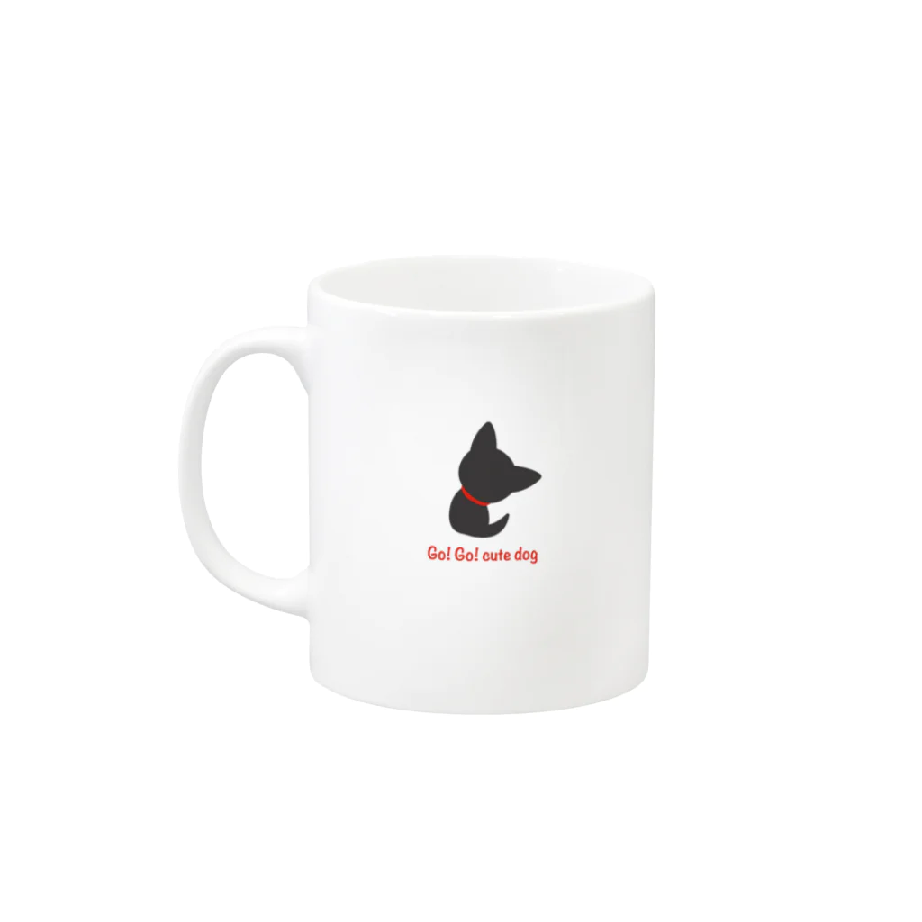 MEIKO701のChihuahua is a  Mexican dog.マグカップ Mug :left side of the handle