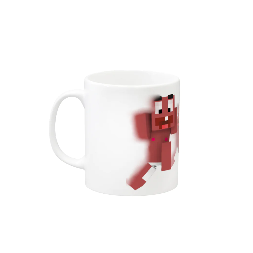 ふんどしちゃんのわくわくマグカップ Mug :left side of the handle