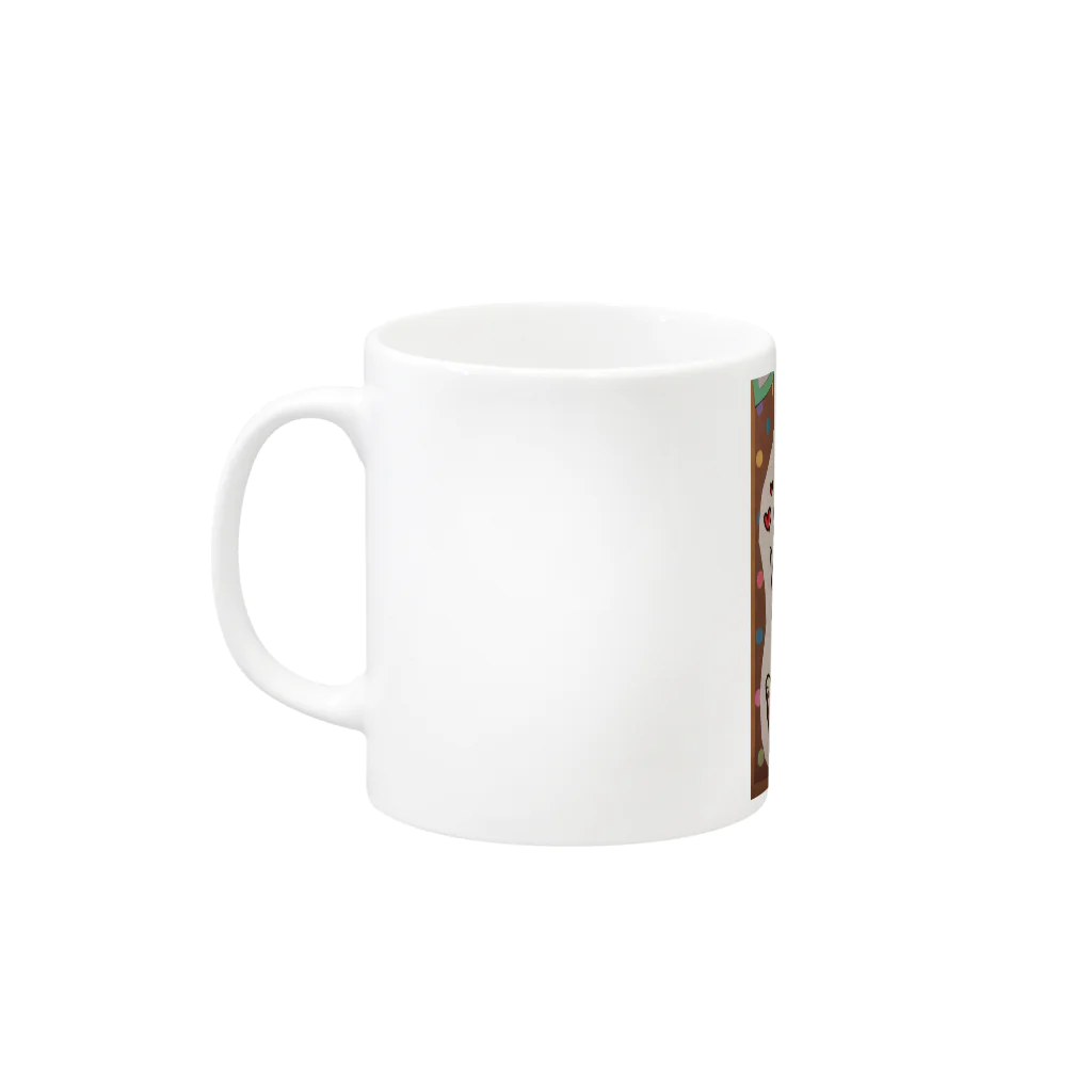 兎の小道のいただきます！ Mug :left side of the handle