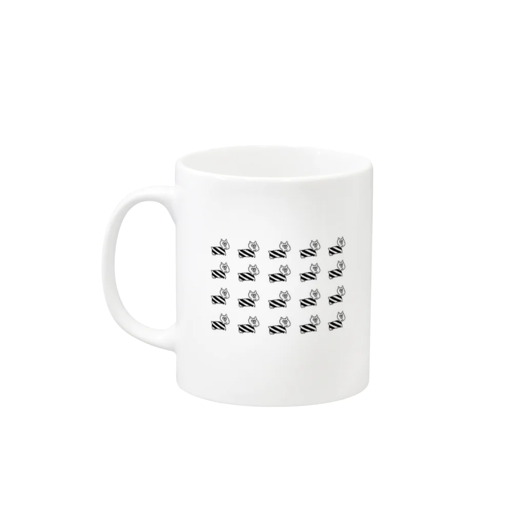 runa'sのボーッとしまうま Mug :left side of the handle