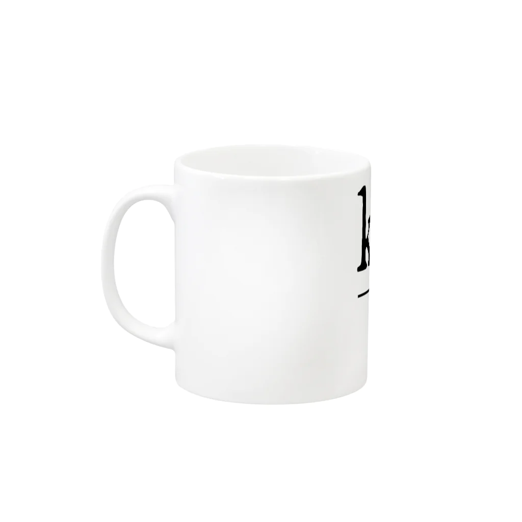 KIKYOU SAKAEのKIKYOU SABAE officials Mug :left side of the handle