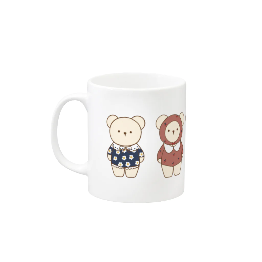 Brun (ブラン)のkuma no Polly Mug :left side of the handle