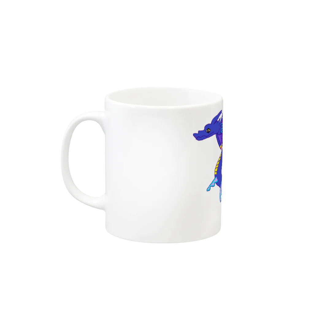 kagayakenaoki shop の水龍神降臨 Mug :left side of the handle