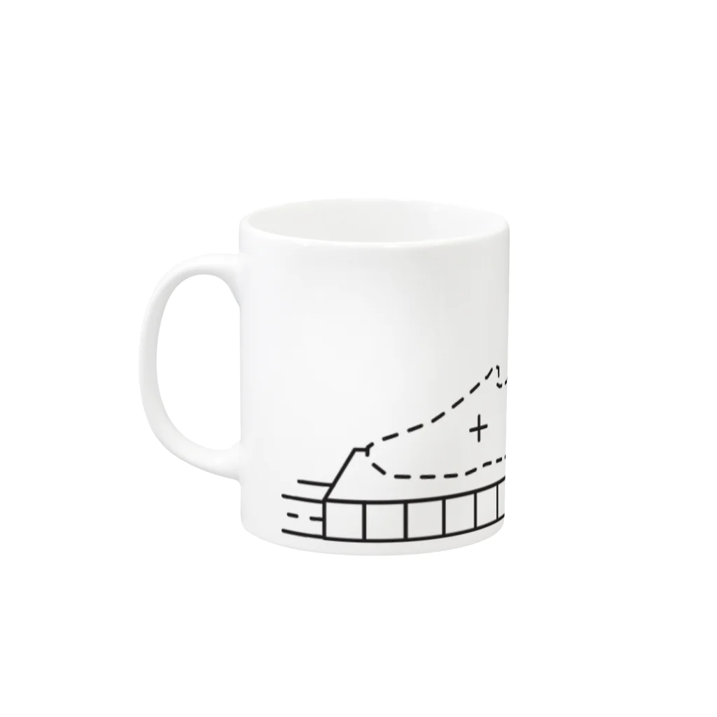 オリジナルの靴 Mug :left side of the handle