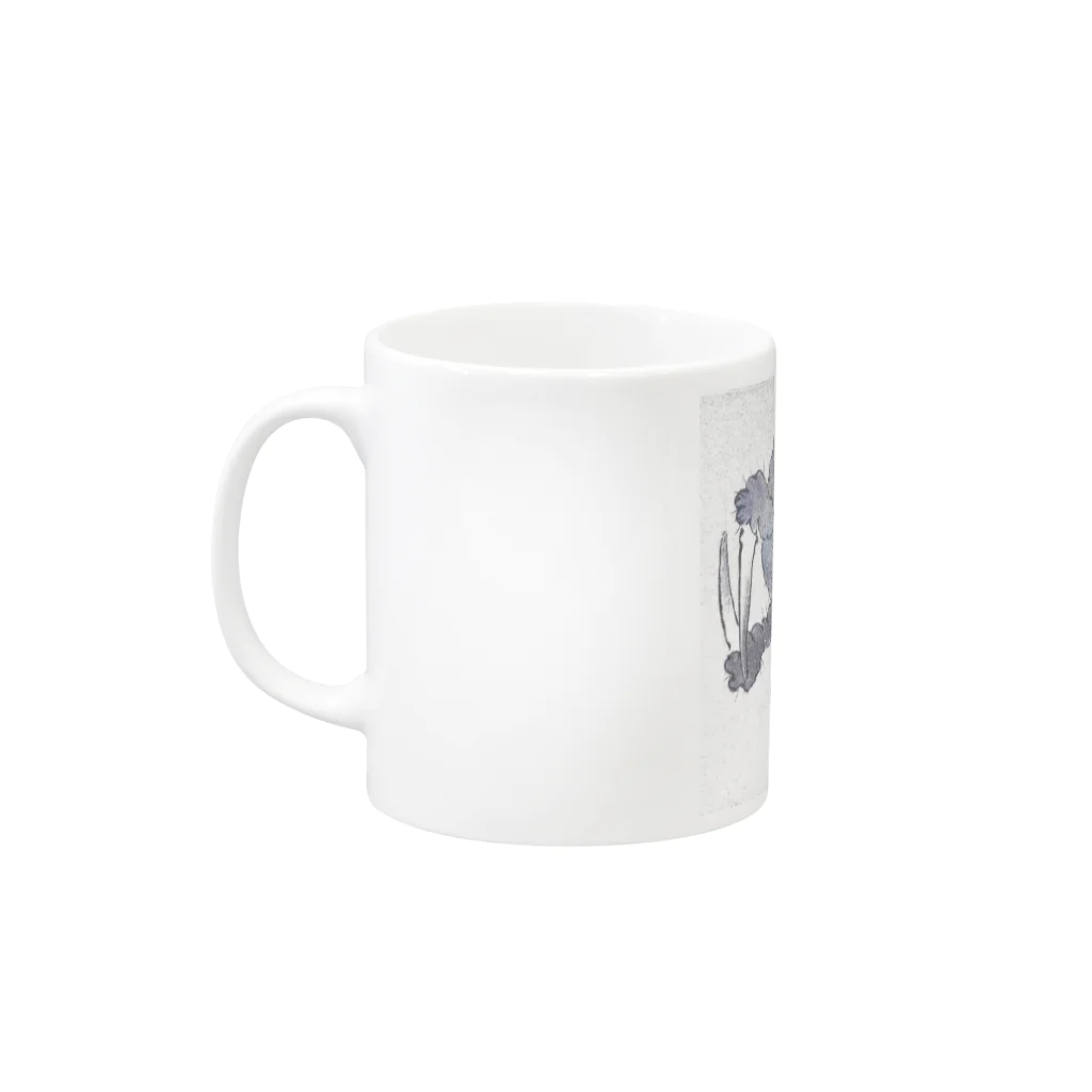 妖怪大学の牛鬼マグカップ Mug :left side of the handle