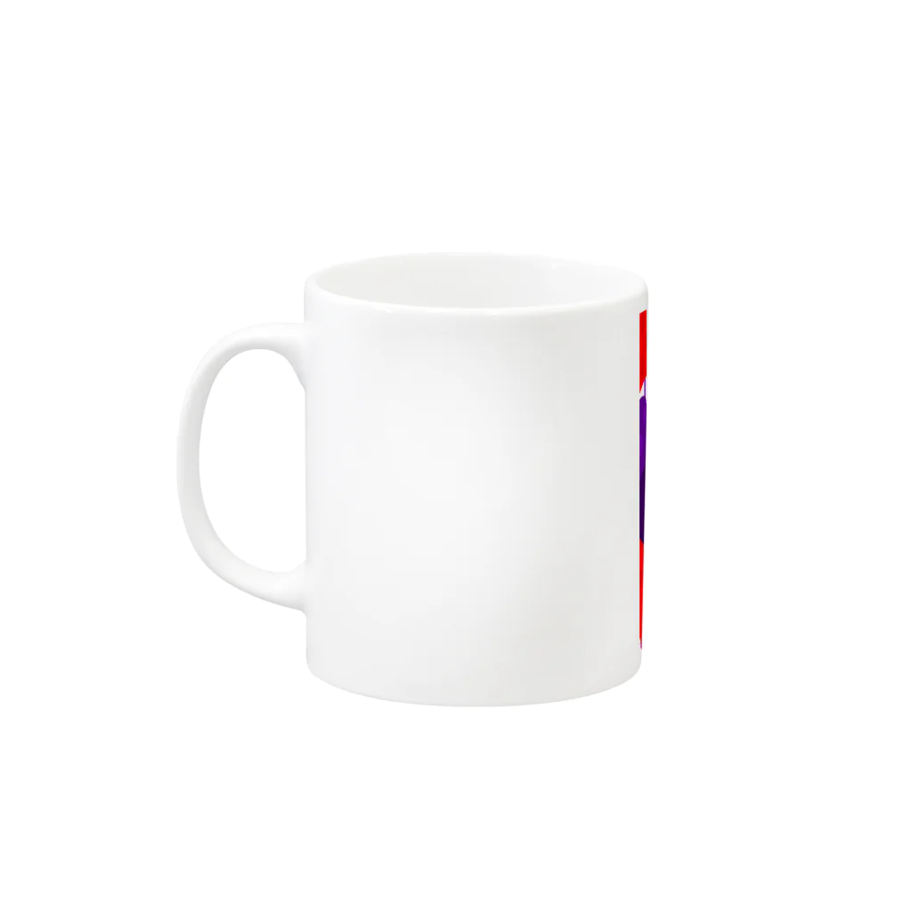 ymuseumのタコの心拍音 Mug :left side of the handle