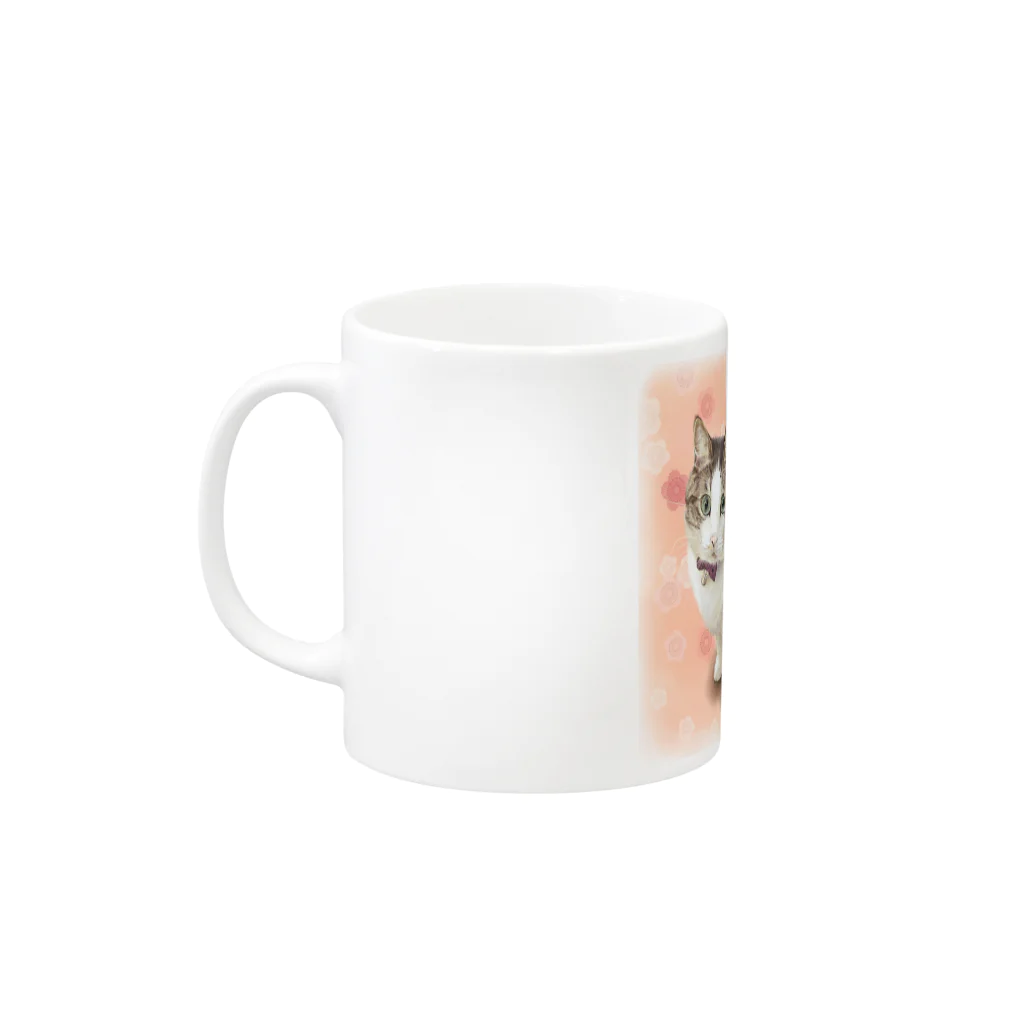 kinako-japanのはじめちゃん　めるちゃん Mug :left side of the handle