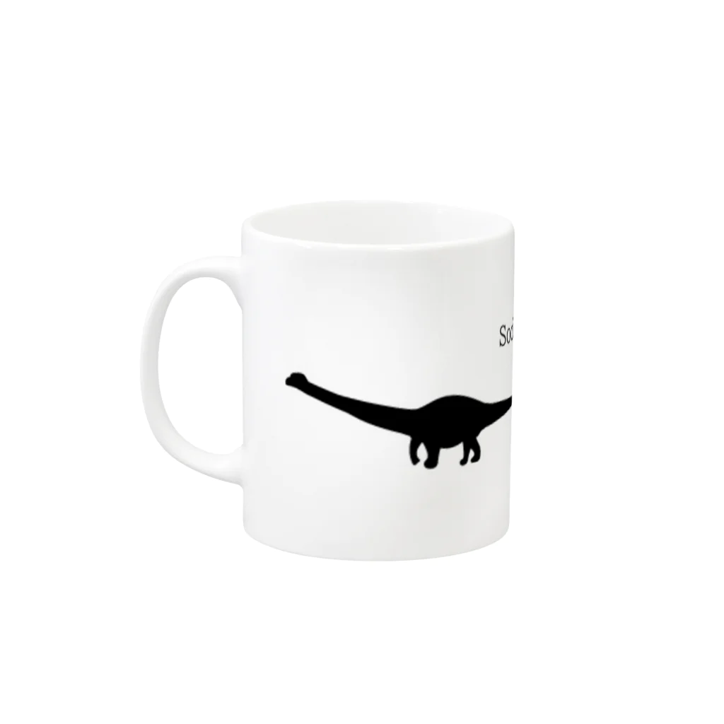 NoMarkのソーシャルディスタンス（20M） Mug :left side of the handle