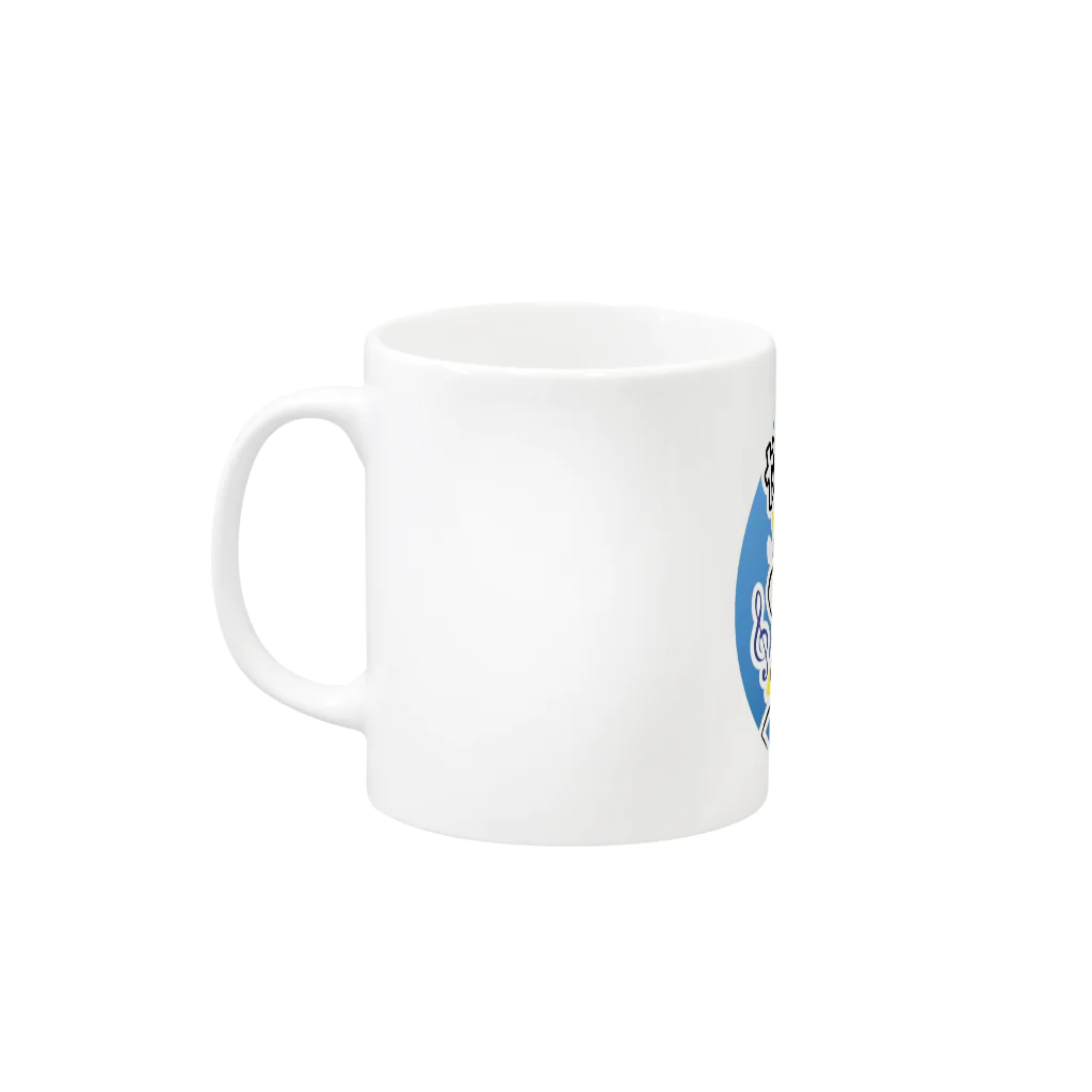 ビューターのかとエンジェル Mug :left side of the handle