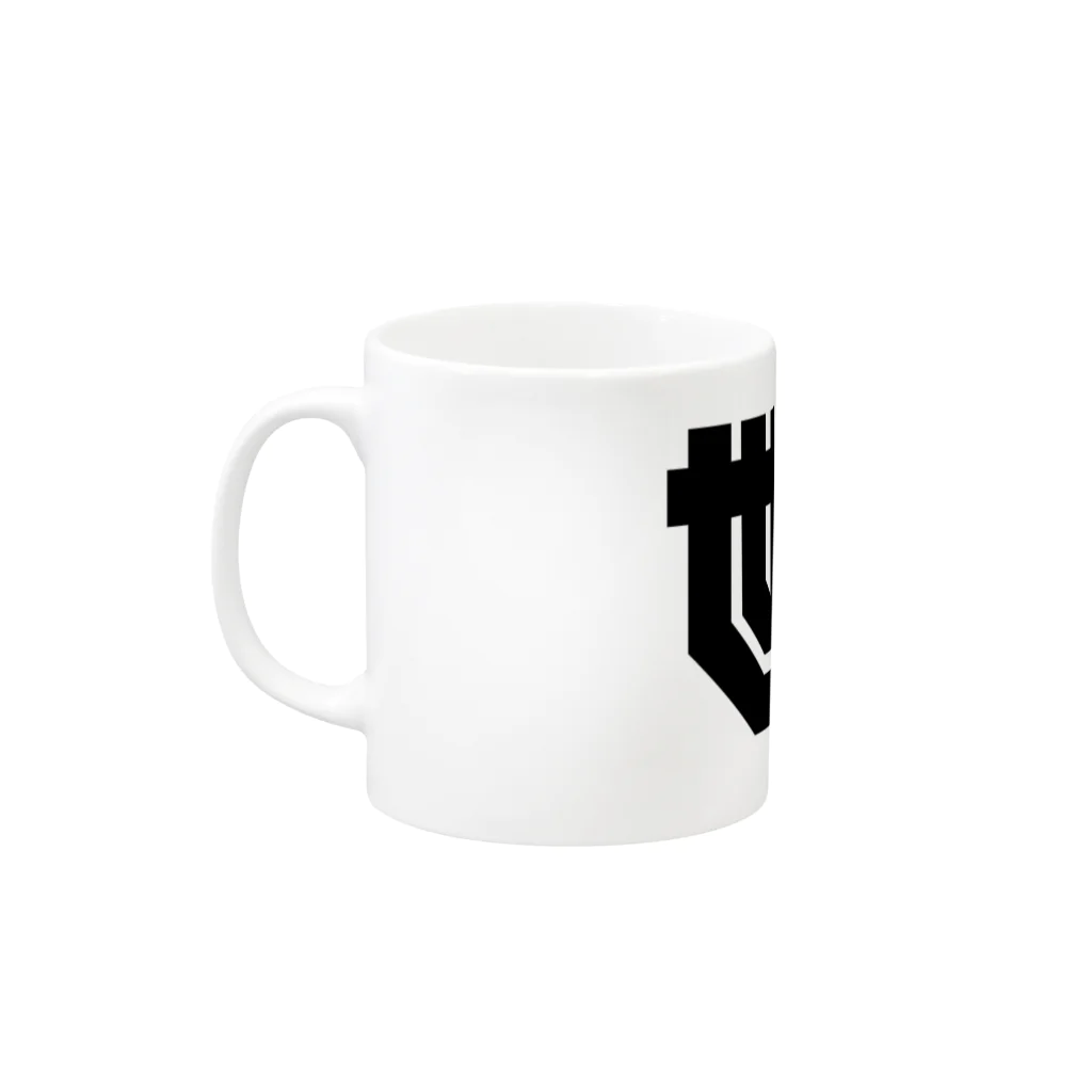 中央町戦術工芸　旧グラフィック局跡地の世田谷 Mug :left side of the handle