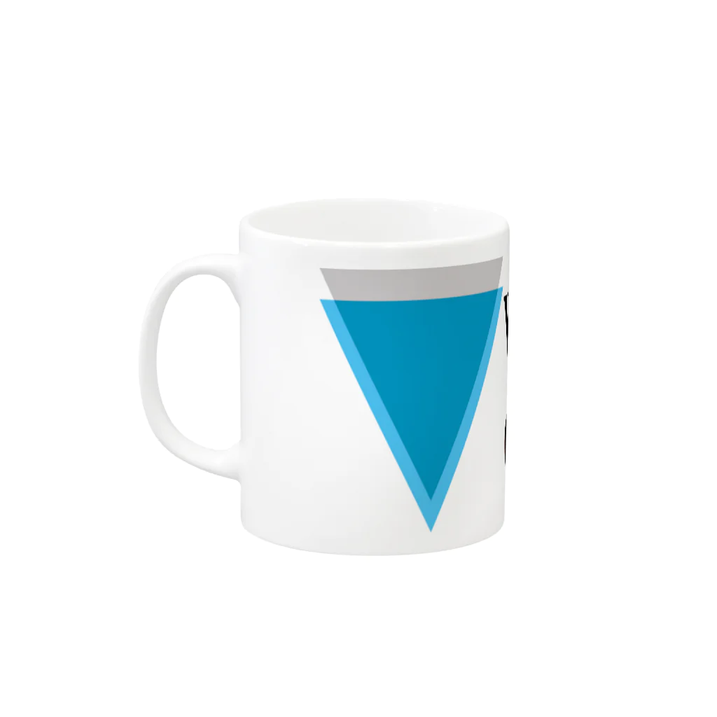 BBdesignのVERGE XVG　ヴァージ Mug :left side of the handle