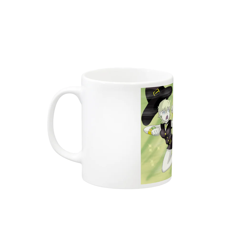 ♣️Tortilowicz♠️Z♚Z♛｡･:*:･ﾟ’☆⌘のWitch kick (Wonder Magical Strength) Mug :left side of the handle