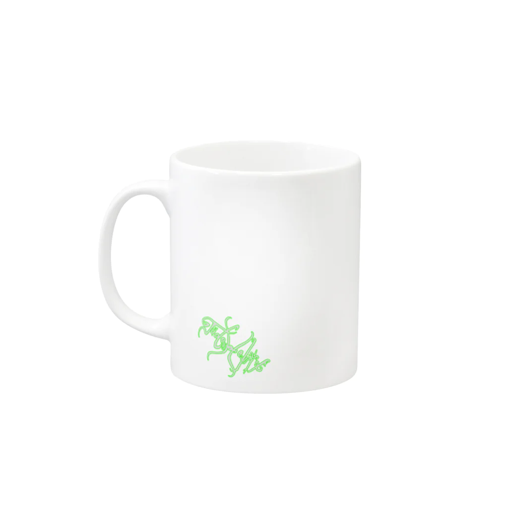 JudeHelix（☠ユダヘリックス☣）のJudeHelix design【毒】 Mug :left side of the handle