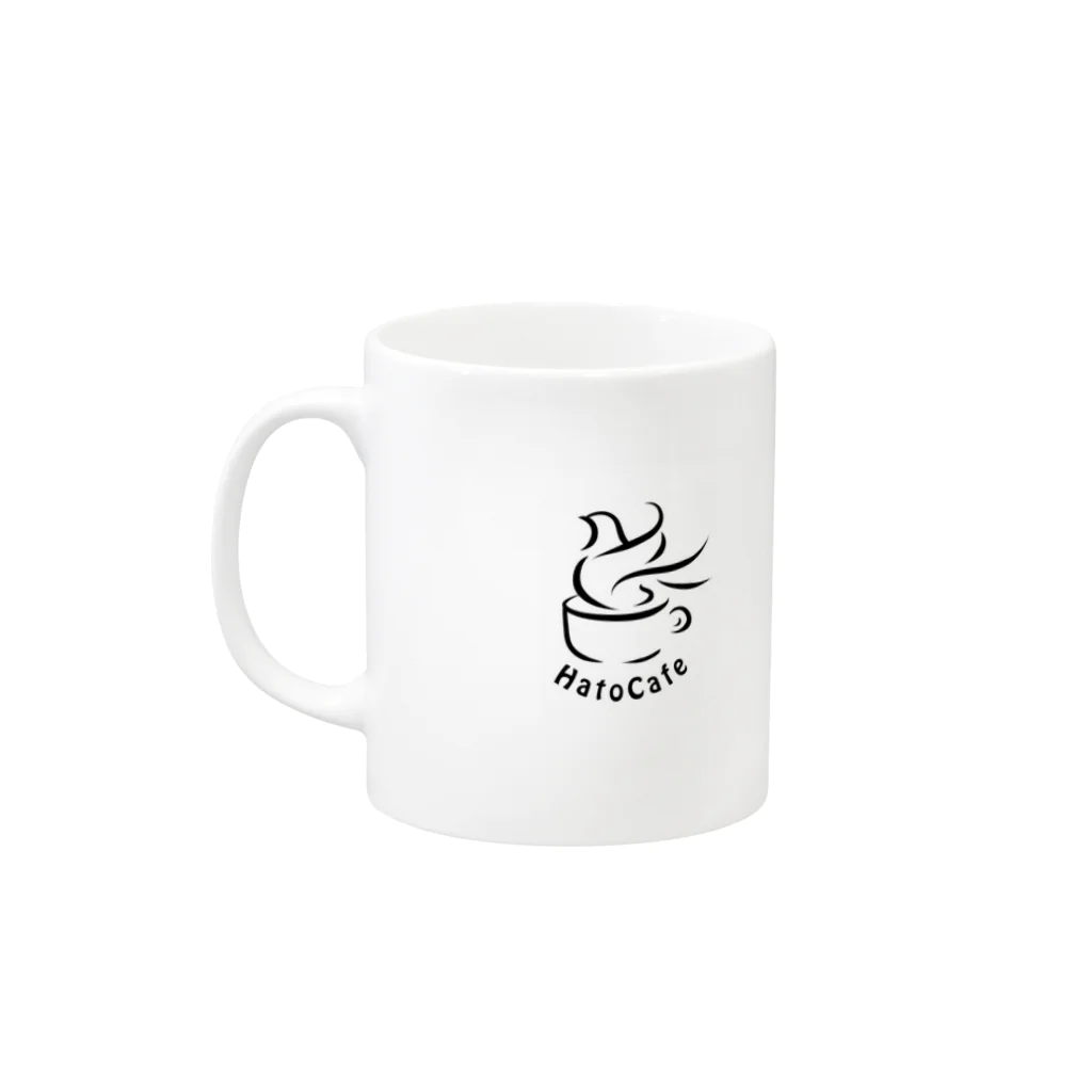 Hatohandsの鳩カフェマグカップ Mug :left side of the handle