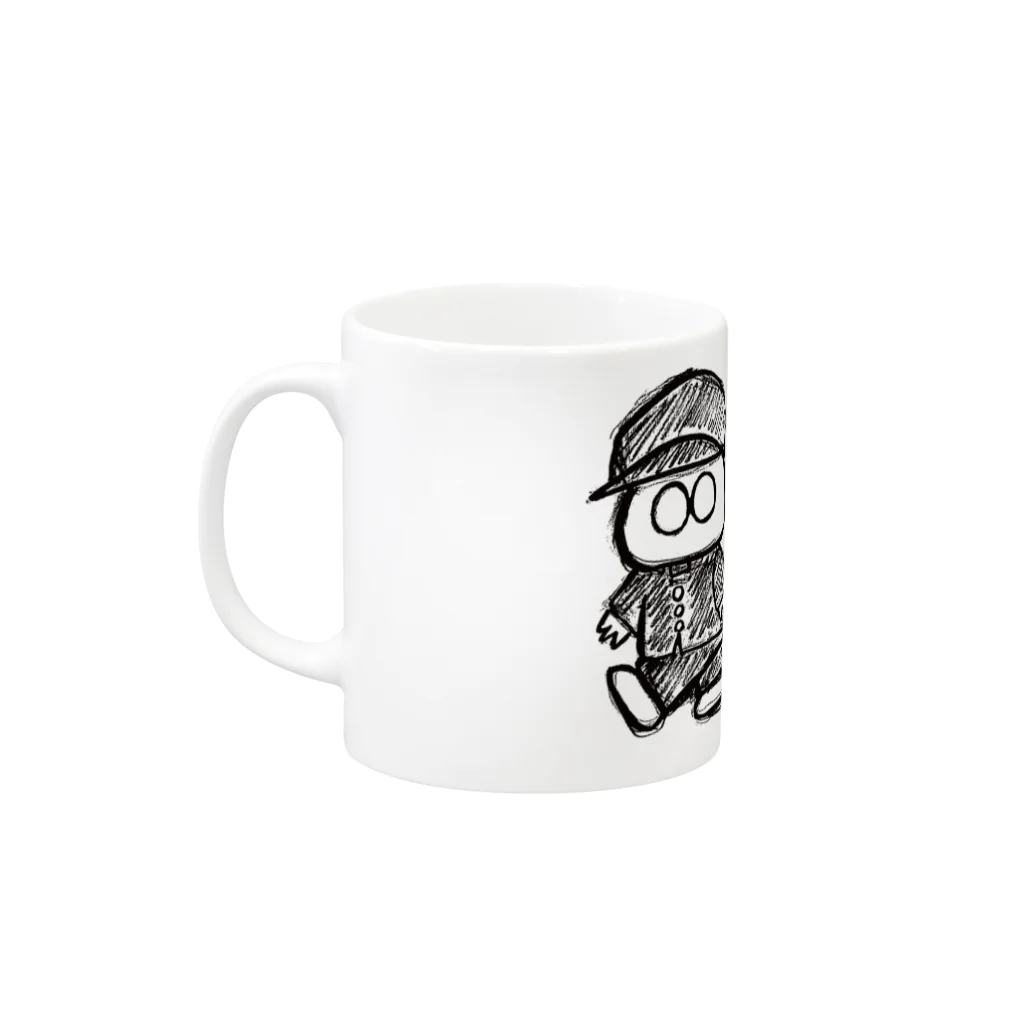 Office Wanpaku Yuria ozekiのワンパク！！！！ Mug :left side of the handle