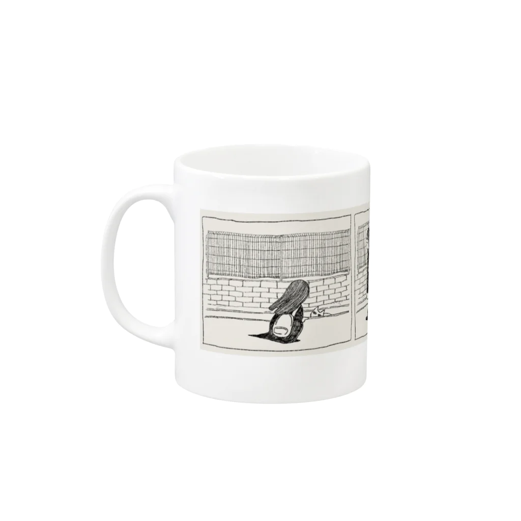 annaの溝ねこ Mug :left side of the handle