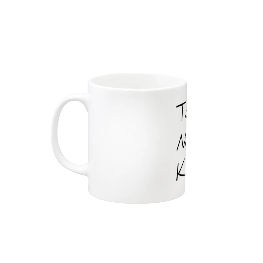 GREEDのtommorow never knows Mug :left side of the handle