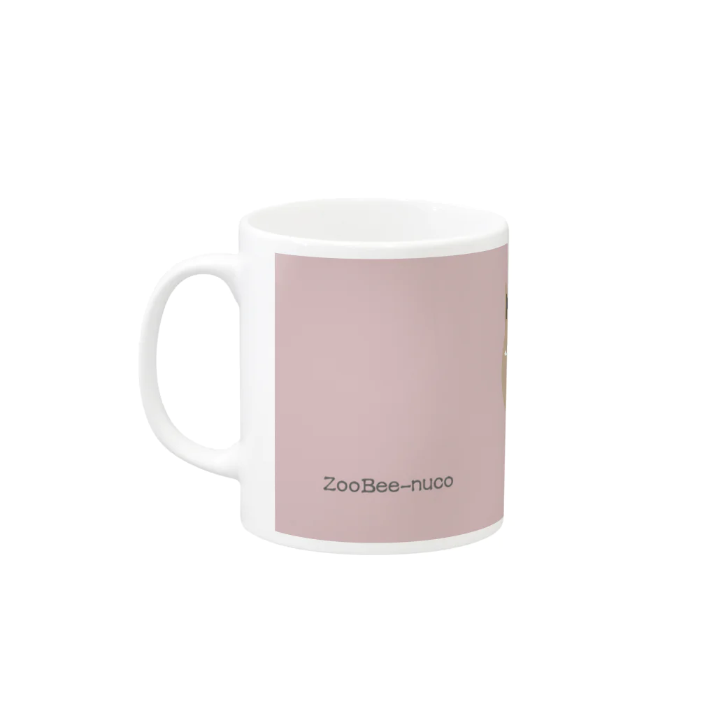 ZooBeeFooのZooBee-nuco仲良し Mug :left side of the handle