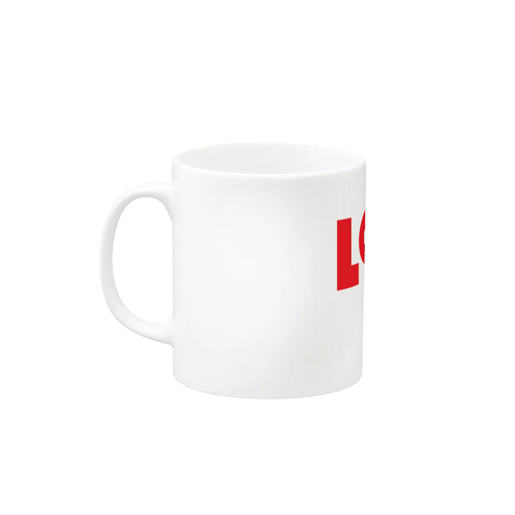 airabuwoのLOVE Mug :left side of the handle