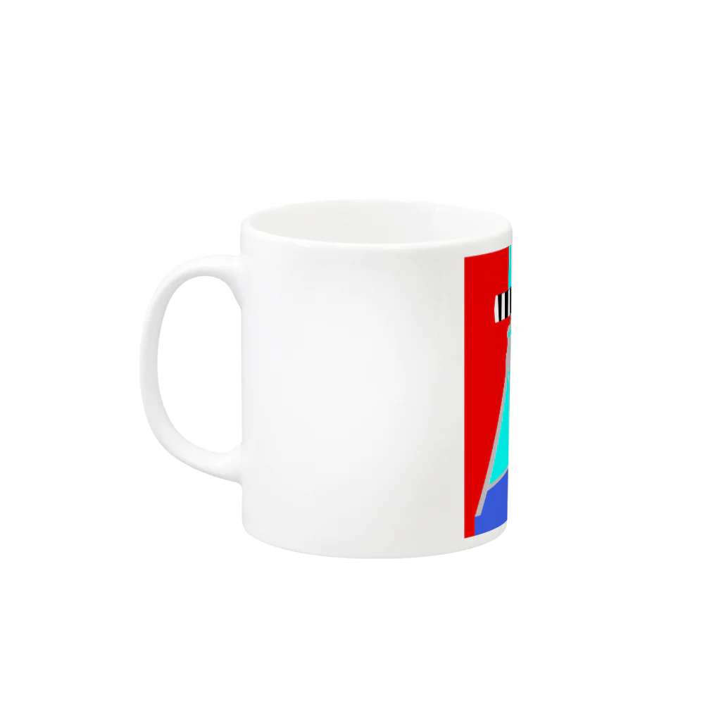 sumesiの女の子＆カメラ Mug :left side of the handle