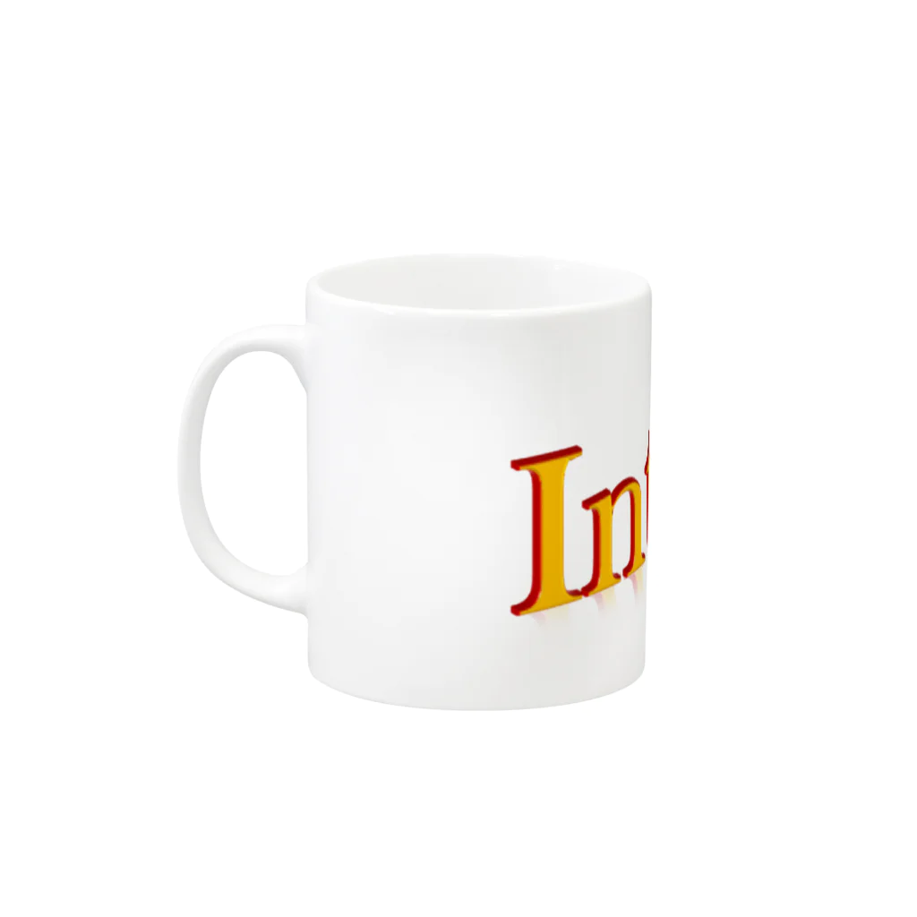 カメントツの銭ゲバショップのインターネット Mug :left side of the handle