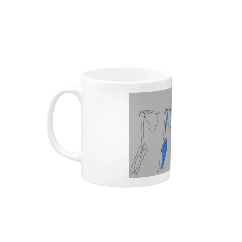 奏人 /  kanatoの解剖図カップ Mug :left side of the handle