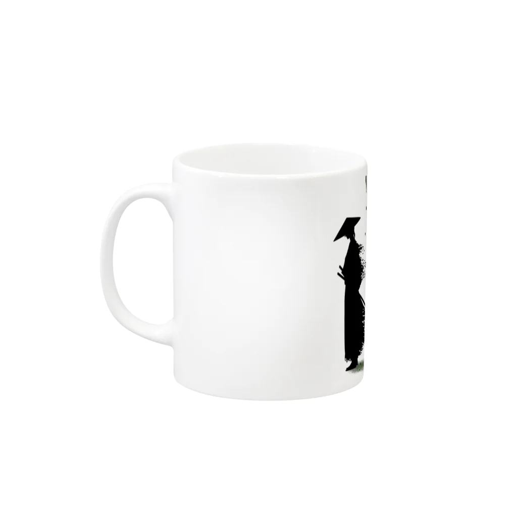 samurai7の侍と舞う葉 Mug :left side of the handle