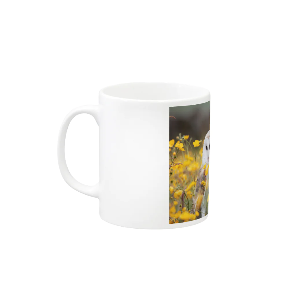 DAISYの動物コレクション Mug :left side of the handle