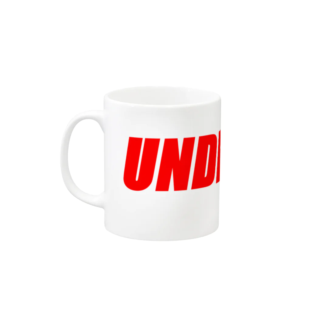 UNDER DOGのUNDER DOG Mug :left side of the handle