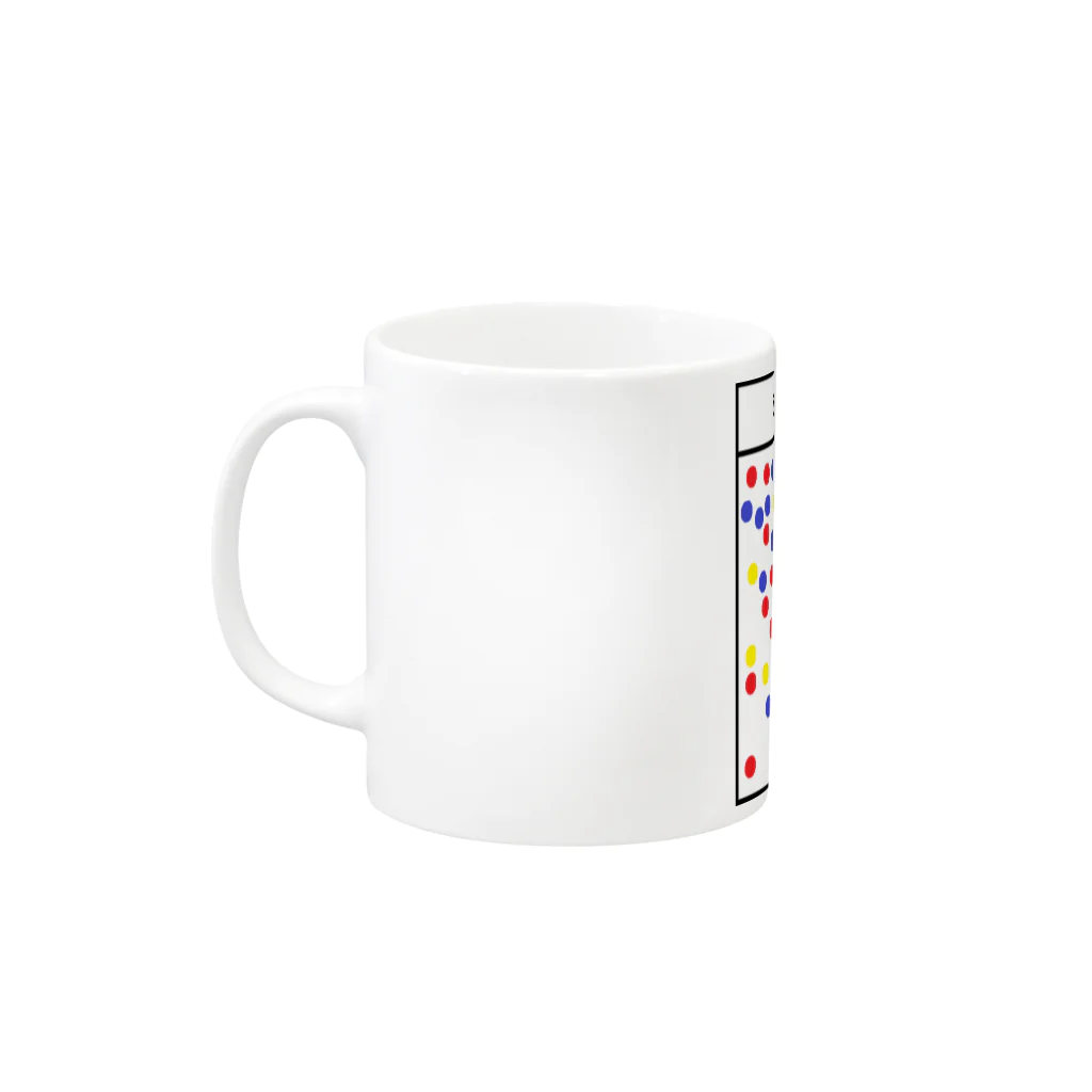 乳酸菌の街頭アンケート Mug :left side of the handle