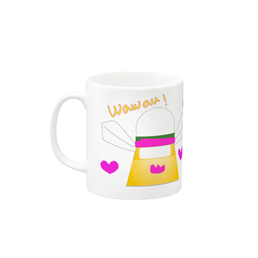 わわう 一なおろろろ wawau✨♫のわわうwawau(^^)No.1 Mug :left side of the handle