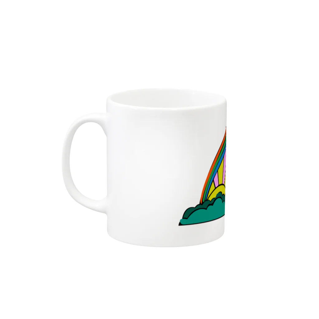 JOKERS FACTORYのRAINBOW Mug :left side of the handle