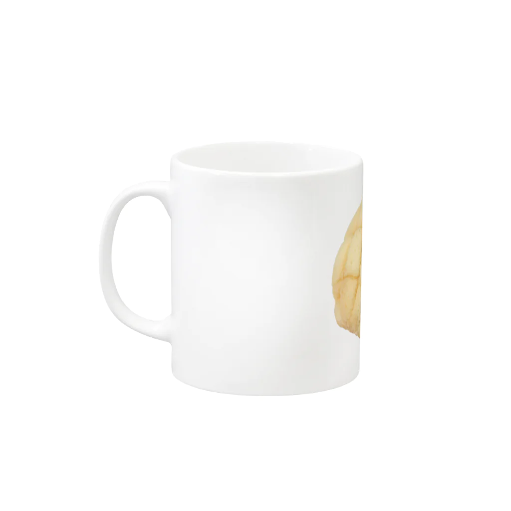 Pop-Hanaのメロンパン Mug :left side of the handle